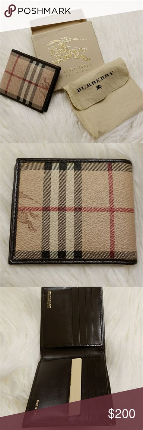 burberry men's id wallets|used burberry wallets men.